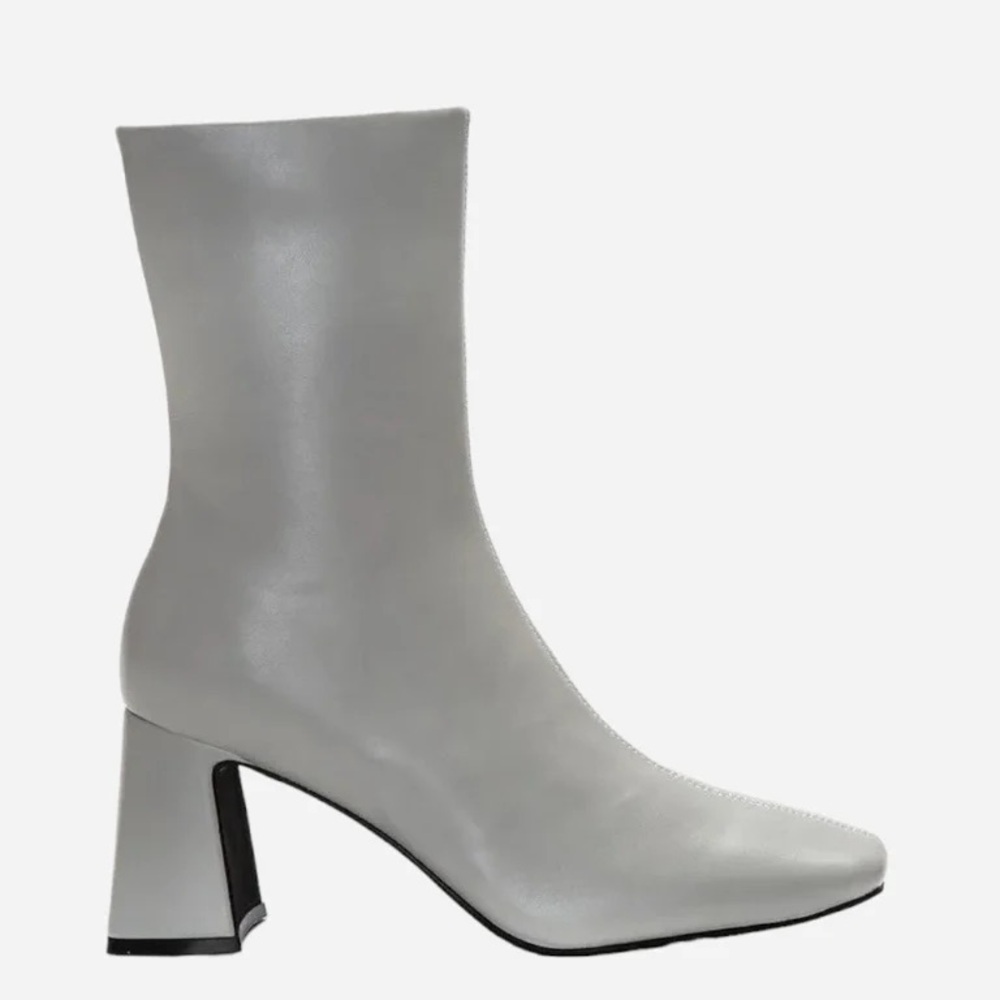 Jeffrey Campbell Jerema Bootie {Light Grey} 8